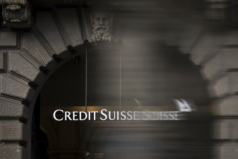 Credit Suisse headquarters in Zurich, Switzerland, on March 19, 2023.