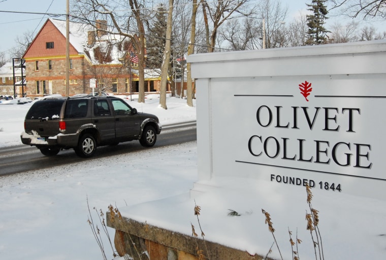 Olivet College in Michigan.