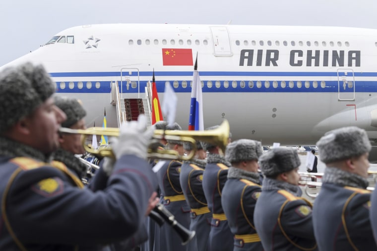 Russia China Departure Xi Jinping