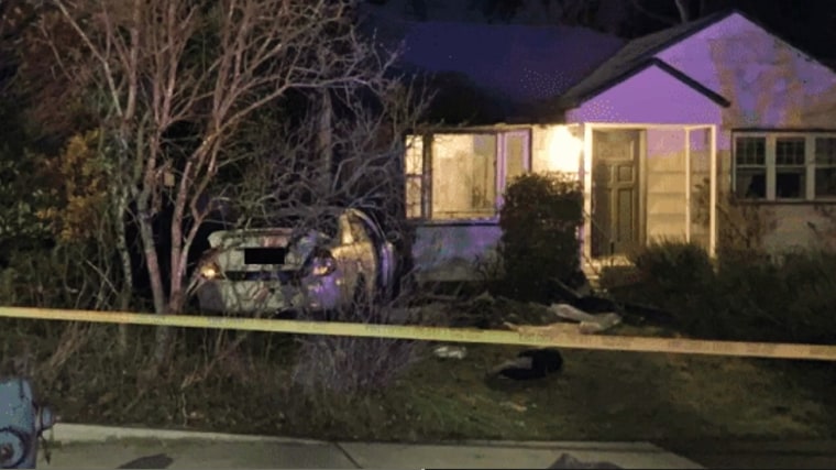 A kidnapping victim escaped from the trunk of his own car after police said the suspects crashed into a home in Seattle's Ravenna neighborhood on March 16, 2023.
