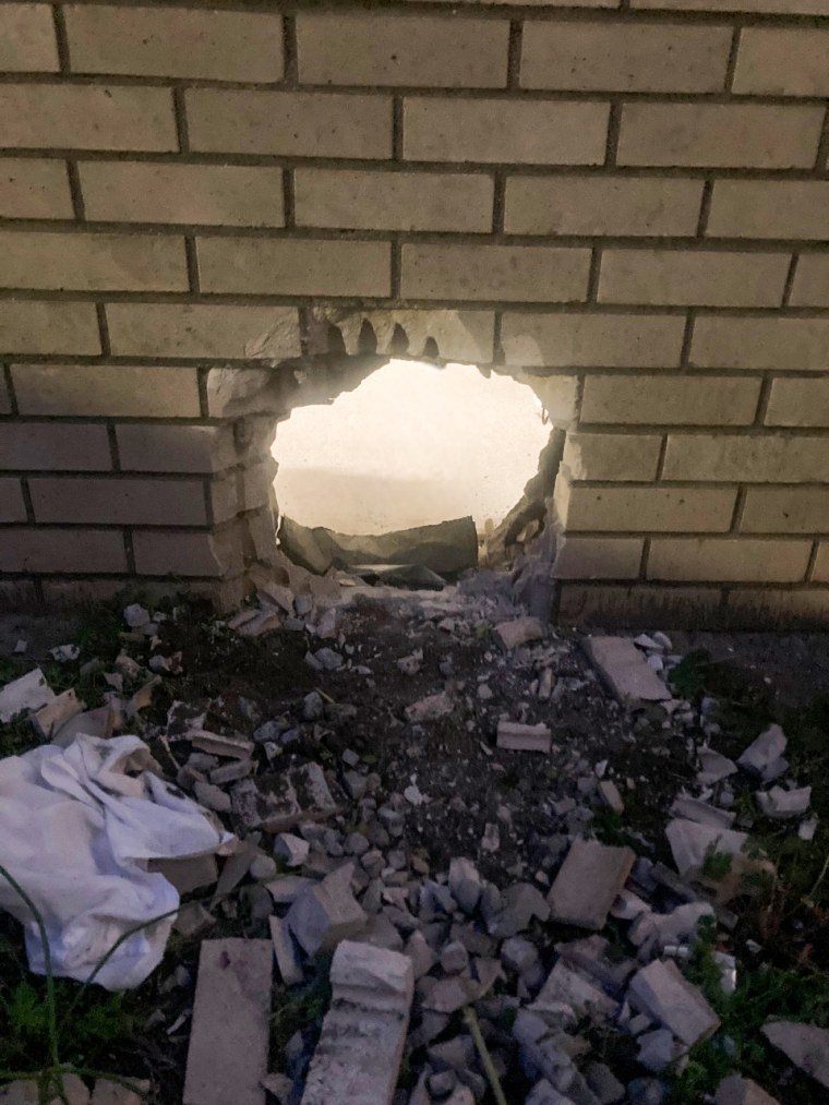 Two inmates escaped the Newport News Jail Annex through a hole they dug at the complex in Newport News, Va.