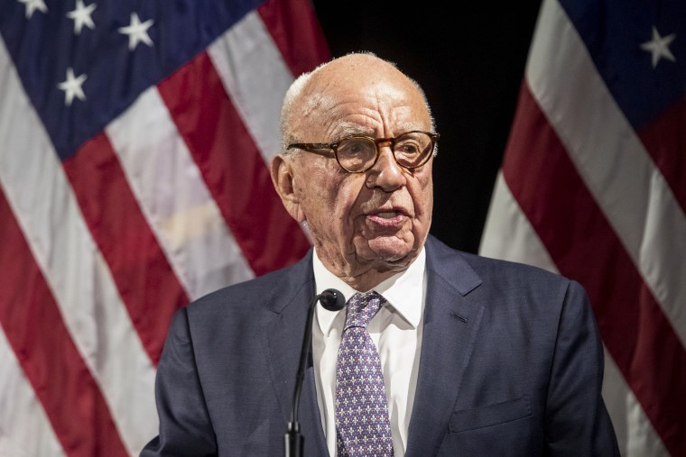 Rupert Murdoch in New York on Oct. 30, 2018.