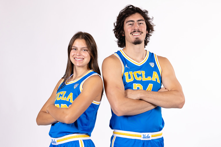 UCLA's Gabriela Jaquez and Jaime Jaquez Jr. are the first sister-and-brother team to make it to the Sweet 16 of the NCAA Tournament for the same school in the same season. 