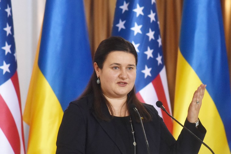 Ukraine's Ambassador to the U.S. Oksana Markarova.