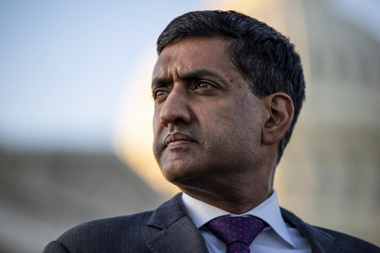 Rep. Ro Khanna, D-Calif., outside the Capitol on Dec. 13, 2022.