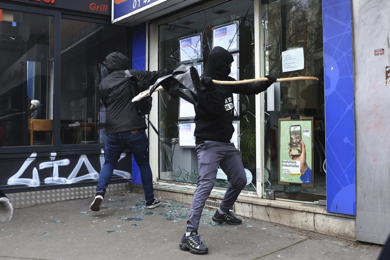 French President Emmanuel Macron has ignited a firestorm of anger with unpopular pension reforms that he rammed through parliament. Young people, some of them first-time demonstrators, are joining protests against him. Violence is also picking up.