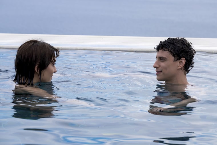 Simona Tabasco and Adam DiMarco in season two of "The White Lotus."
