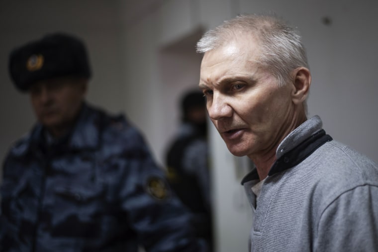 A court in Russia on Tuesday convicted a single father over social media posts criticizing the war in Ukraine and sentenced him to two years in prison — a case brought to the attention of authorities by his daughter's drawings against the invasion at school, according to the man's lawyer and local activists.