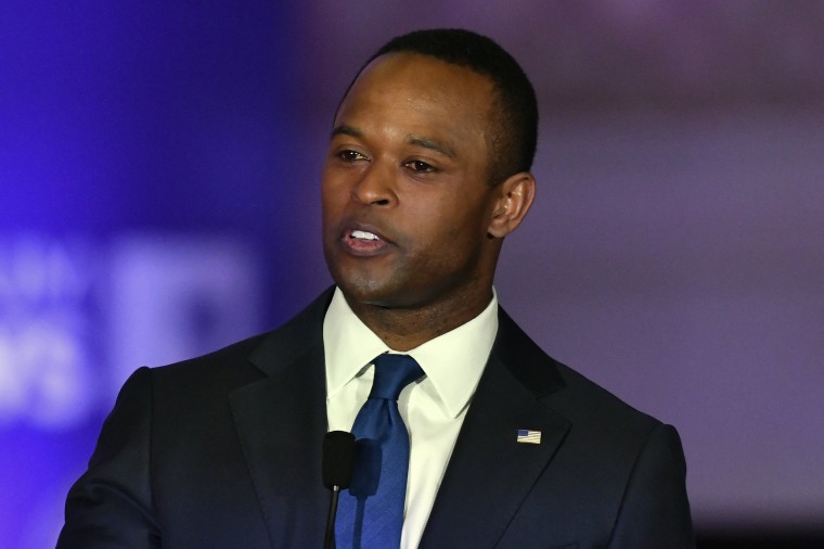 Kentucky Attorney General Daniel Cameron during the Kentucky Gubernatorial GOP Primary Debate in Louisville, Ky., on March 7, 2023.