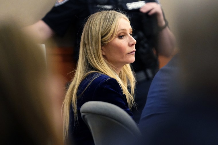 Gwyneth Paltrow during the closing arguments of her trial  March 30, 2023 in Park City, Utah.