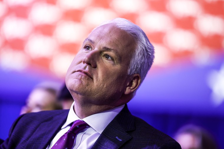 Image: Matt Schlapp listens during the annual Conservative Political Action Conference on March 3, 2023 in National Harbor, Md.