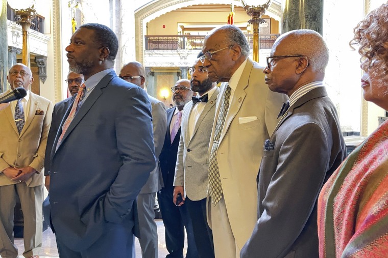 Several caucus members denounced a vote by the Republican-led Senate to reject the nomination of Robert P. Taylor as Mississippi superintendent of education. Taylor would have been the second Black person to hold the job.
