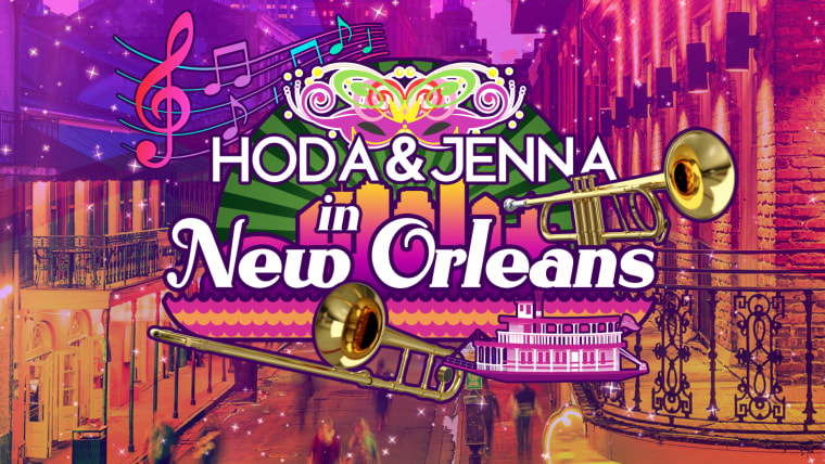 Hoda and Jenna in New Orleans Graphic