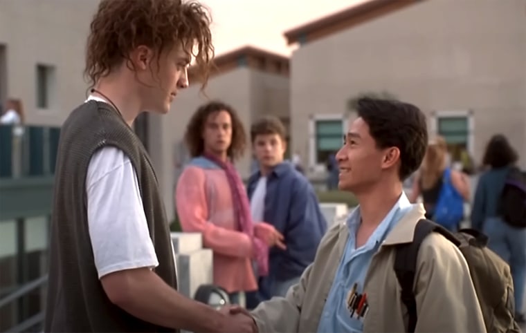 Brendan Fraser and Ke Huy Quan  in "Encino Man"