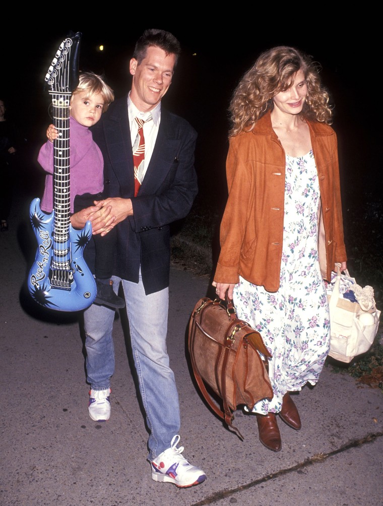 Kevin Bacon, wife Kyra Sedgwick and son Travis Bacon