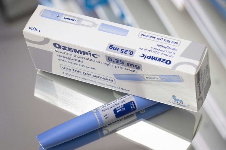El medicamento antidiabético Ozempic (semaglutida) fabricado por la empresa farmacéutica danesa Novo Nordisk. 