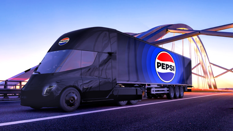 Pepsi's new truck design.