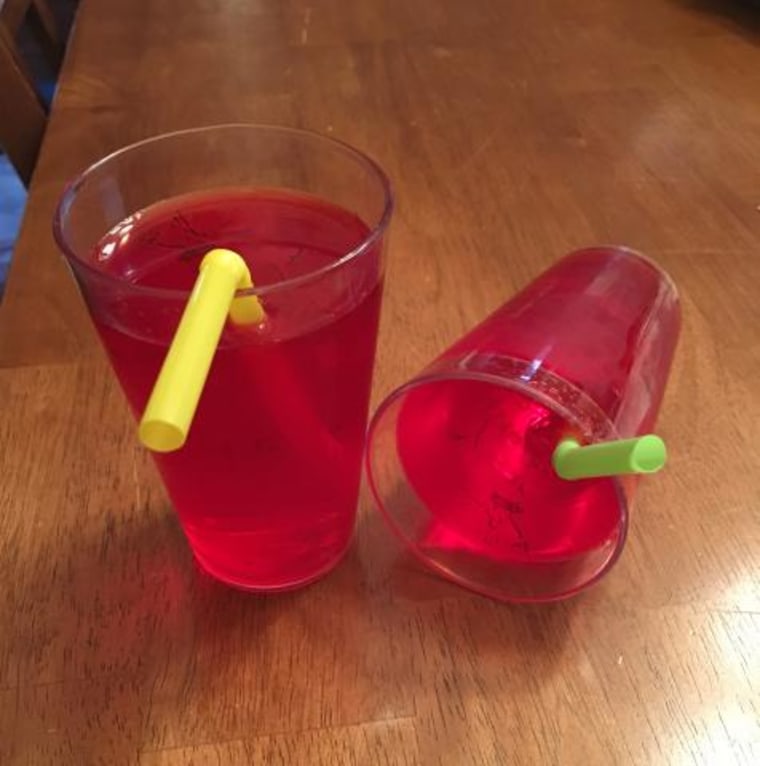 jello in juice cup