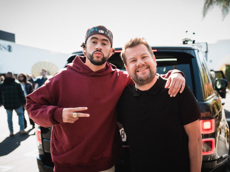 Bad Bunny Carpool Karaoke on The Late Late Show with James Corden.