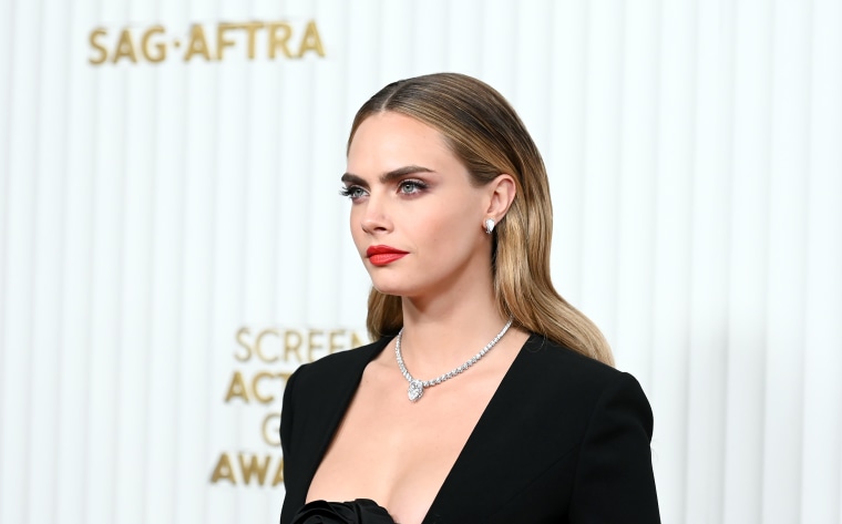 Cara Delevingne at the 29th Annual Screen Actors Guild Awards held on February 26, 2023 in Los Angeles, CA.