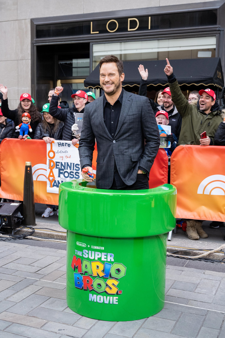 Chris Pratt, Mario Bros, TODAY show