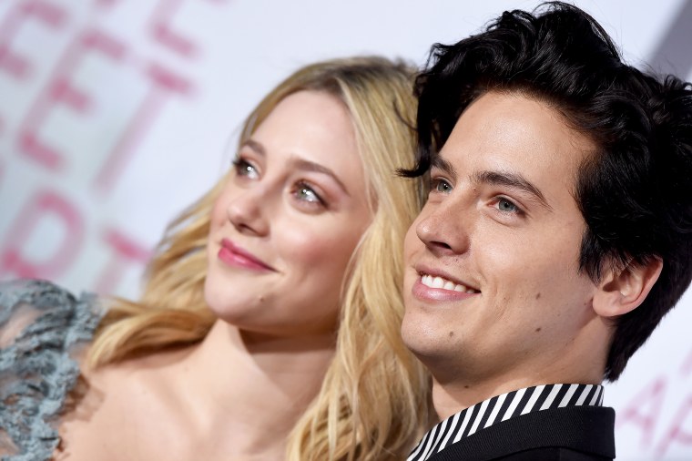 Lili Reinhart and Cole Sprouse at the premiere of Lionsgate's 'Five Feet Apart' on March 07, 2019 in Los Angeles, CA. 