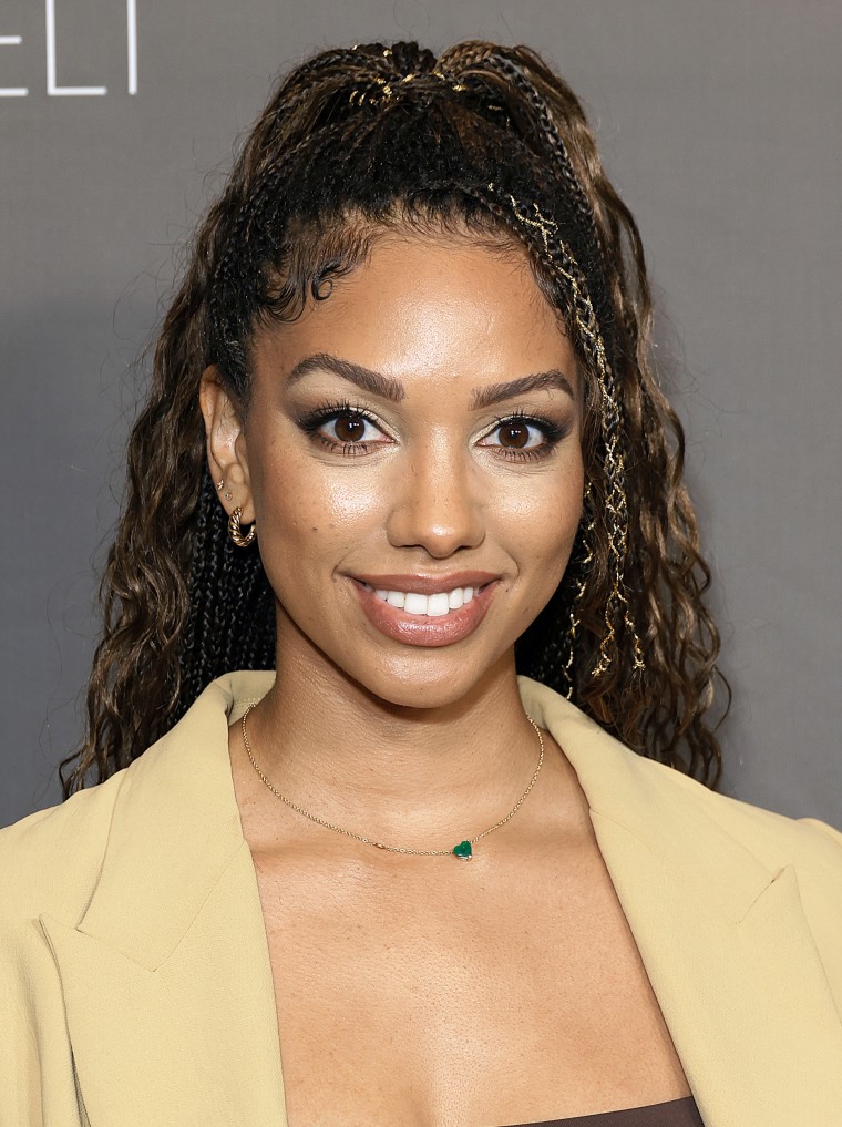 Corinne Foxx at the screening of "Below The Belt" on October 01, 2022 in Los Angeles, CA.