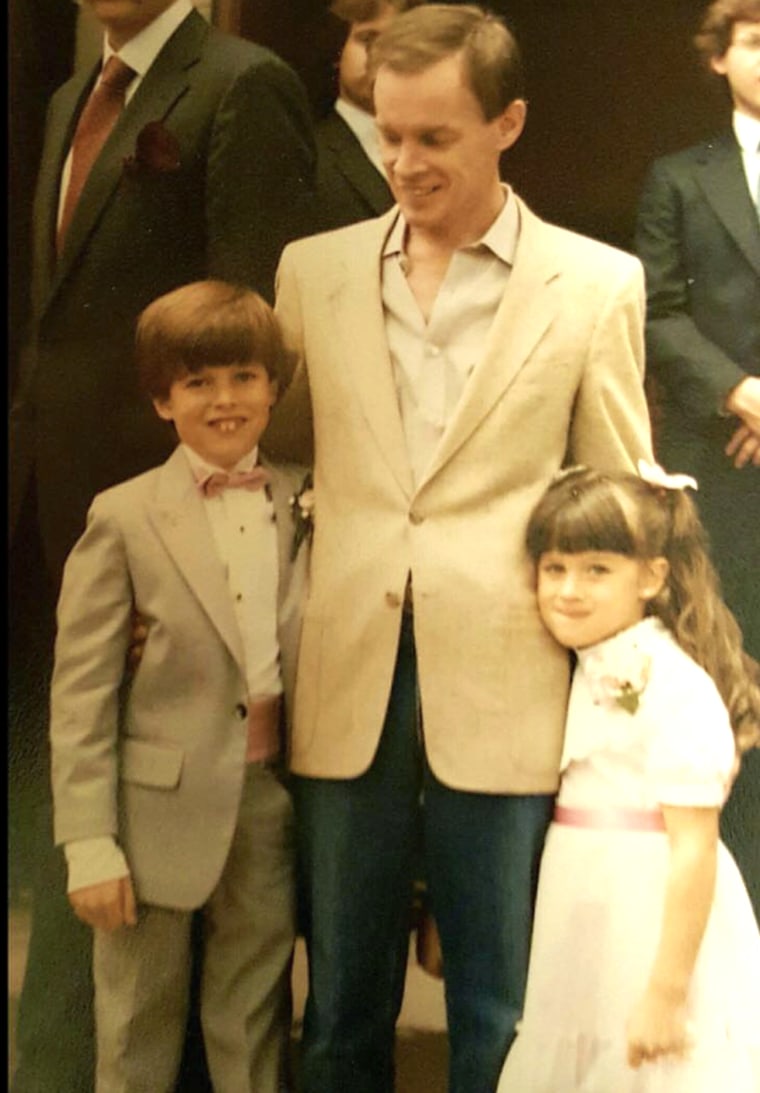My brother and me with our dad in 1986 — shortly before he died.