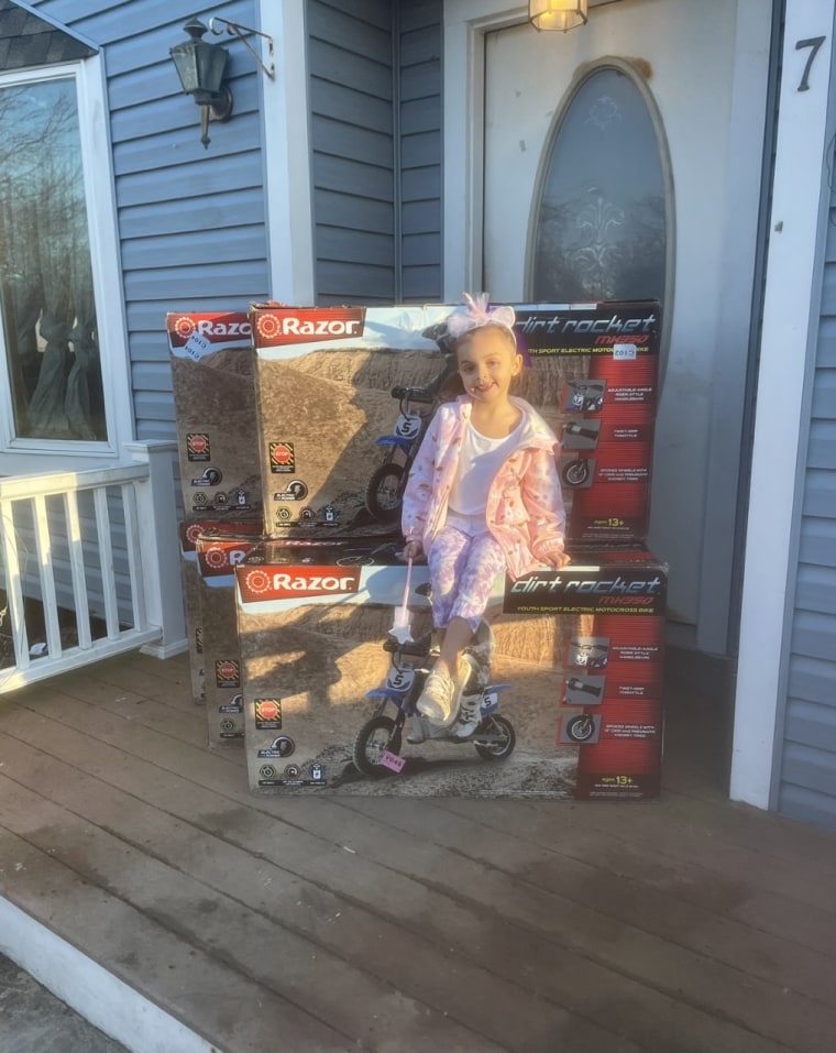 Lila Varisco, 5, ordered more than $3K worth of toys and boots on Amazon, to the surprise of her mother.