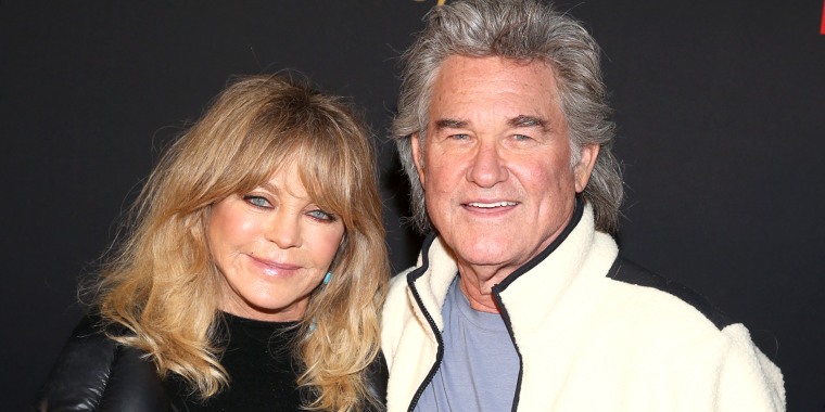 Goldie Hawn and Kurt Russell