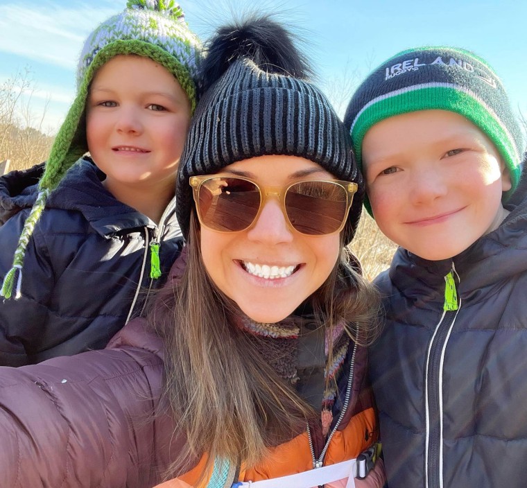 Hiking with my boys, one year before my diagnosis.