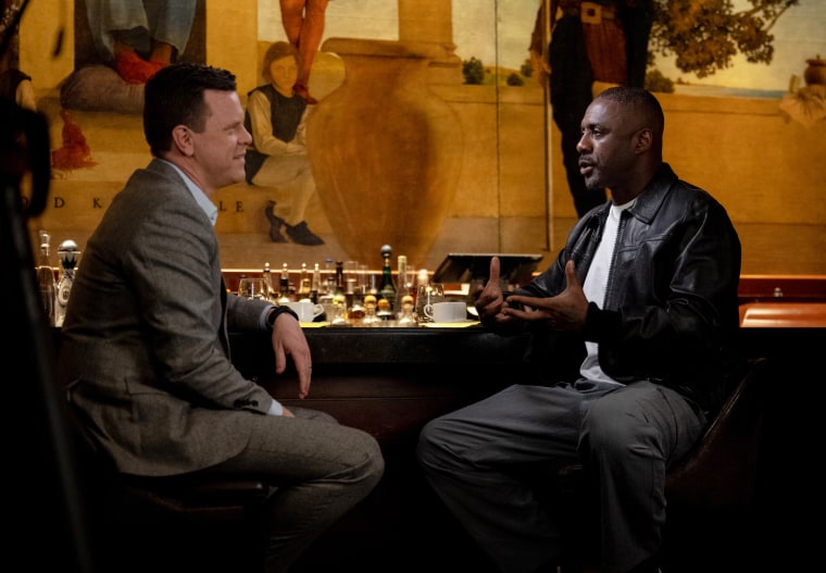 Willie Geist and Idris Elba.