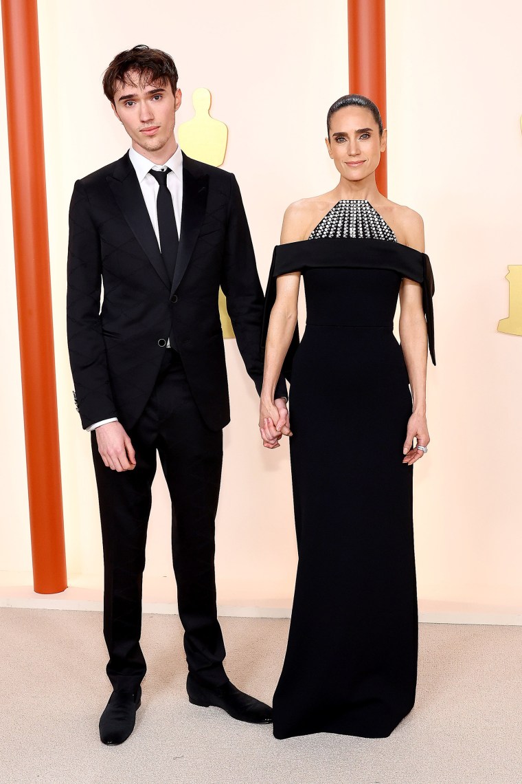 Jennifer Connelly Brings Son Stellan Bettany To 2023 Oscars: Photo