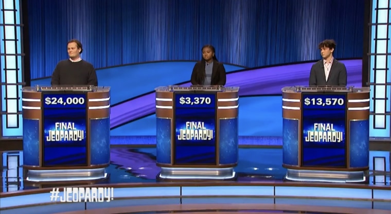 An editing mistake early in a "Jeopardy!" episode accidentally revealed contestants' final scores.
