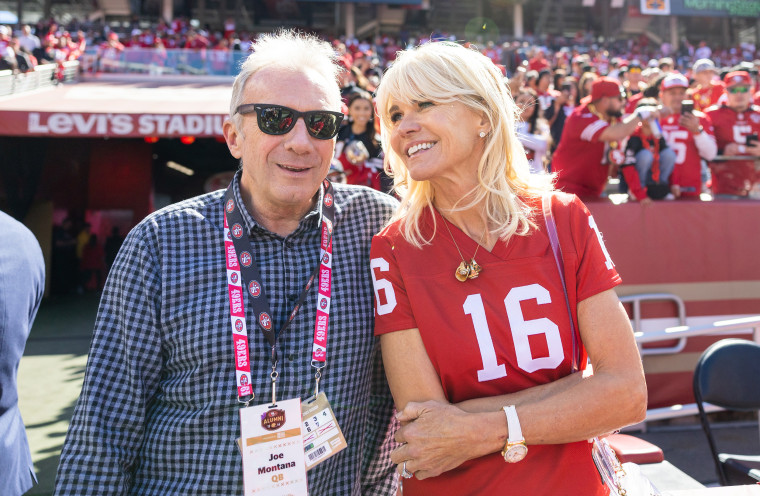 Joe Montana and wife Jennifer Montana