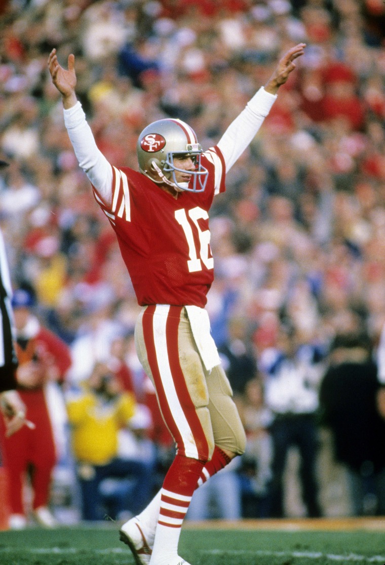 Joe Montana in 1985 Super Bowl