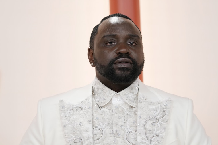 Brian Tyree Henry arrives at the Oscars on March 12, 2023 in Los Angeles, CA.