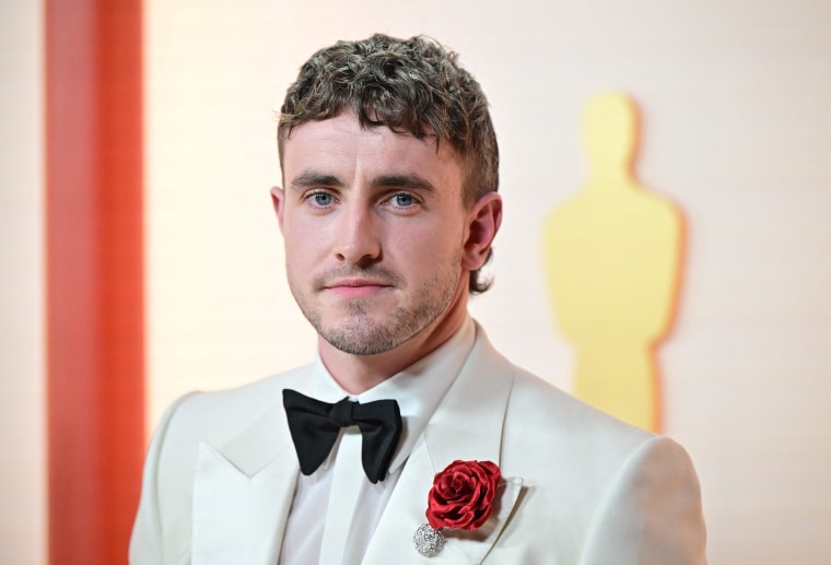 Paul Mescal at the 95th Annual Academy Awards in Hollywood, CA on March 12, 2023.