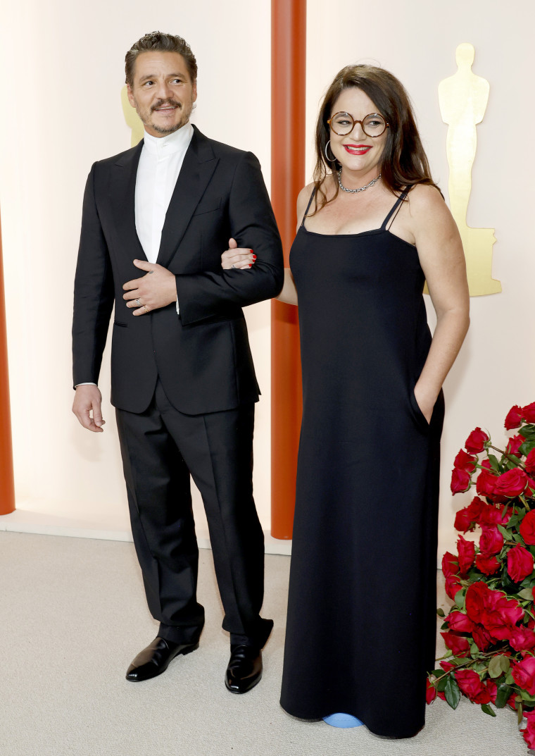 Pedro Pascal and sister Javiera Balmaceda at the 95th Annual Academy Awards on March 12, 2023 in Hollywood, CA.