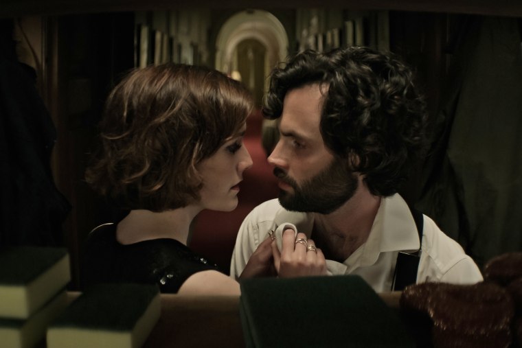 Charlotte Ritchie as Kate, Penn Badgley as Joe