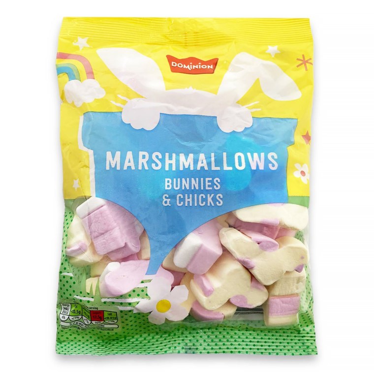 Dominion brand “Marshmallow Bunnies and Chicks” 