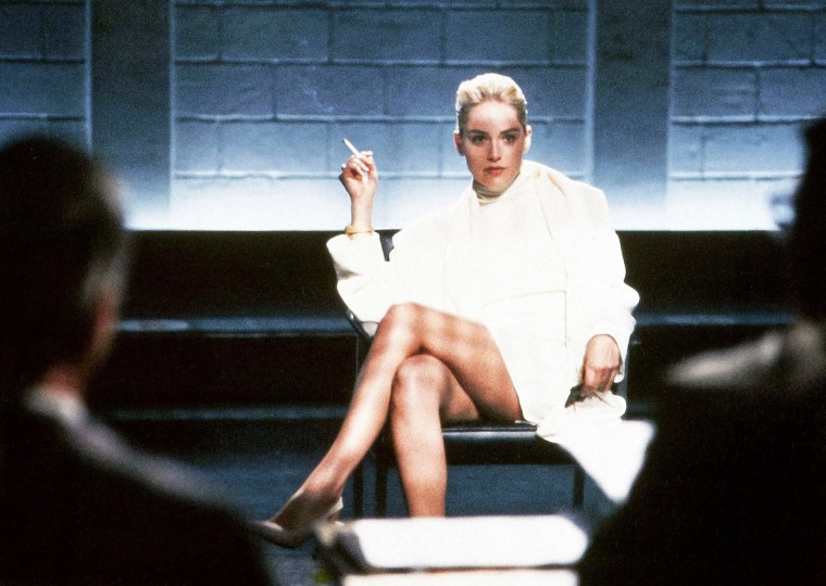  Sharon Stone in "Basic Instinct."