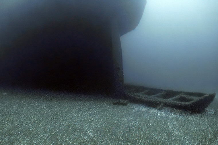 Video footage shows the Ironton sitting upright on the lake bottom, hundreds of feet underwater.