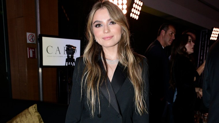 Sofía Castro posa para una foto durante la presentación de la telenovela 'Cabo', 20 de octubre de 2022.