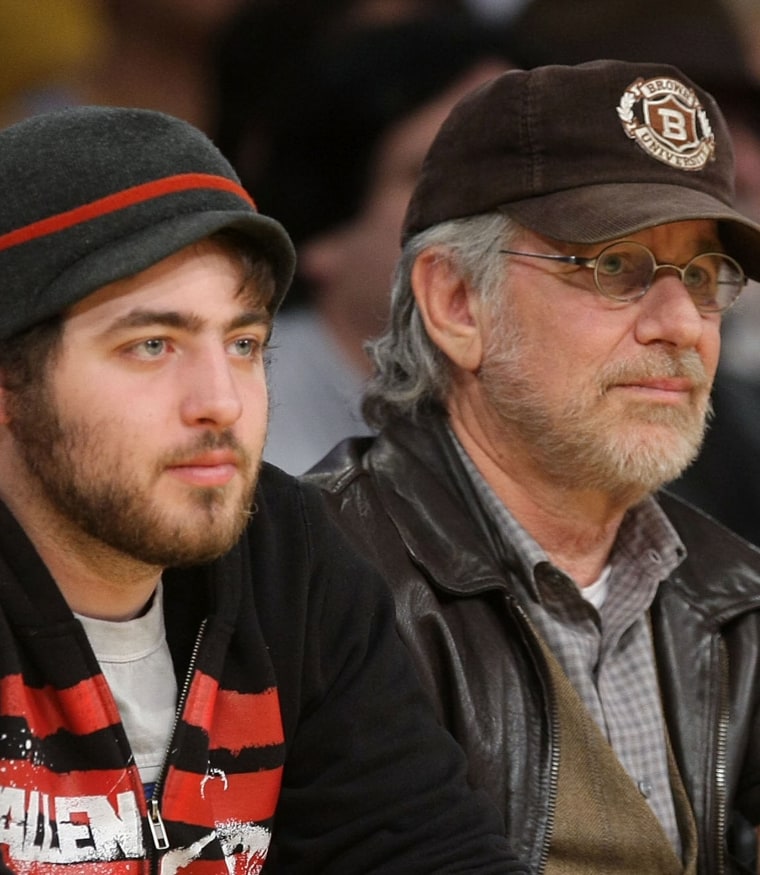 Steven Spielberg and Max Spielberg