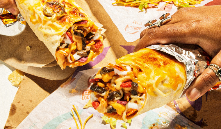 The Double Steak Grilled Cheese Burrito is one of the items making a return.
