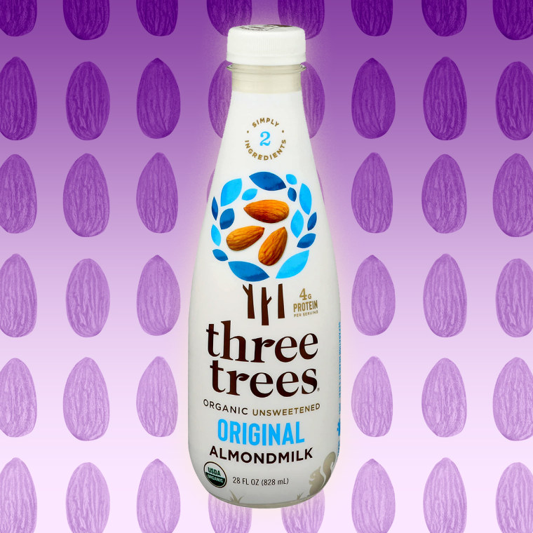 Three Trees Organic Unsweetened Original Almond Milk.