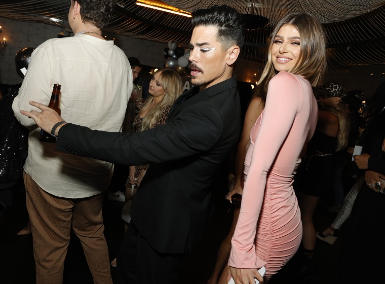 Tom Sandoval and Raquel Leviss at the "Vanderpump Rules" Party For LALA Beauty on June 30, 2021 in Los Angeles, CA.