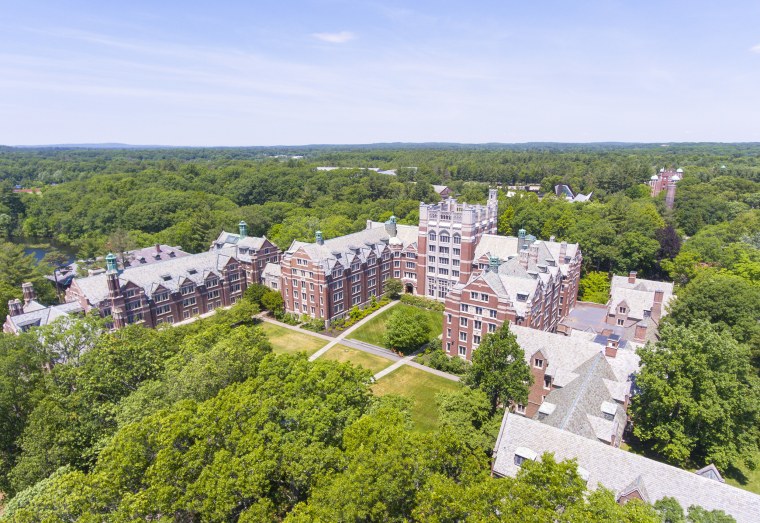 Students at Wellesley College outside Boston voted in support of a nonbinding referendum calling for a change to the admissions process to allow transgender men and nonbinary people to apply at the women's college. 