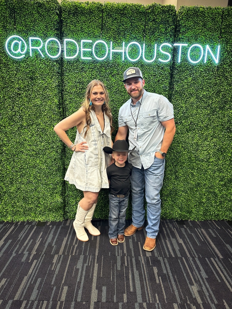 The Odlozil family of Texas recently attended the Houston Rodeo.